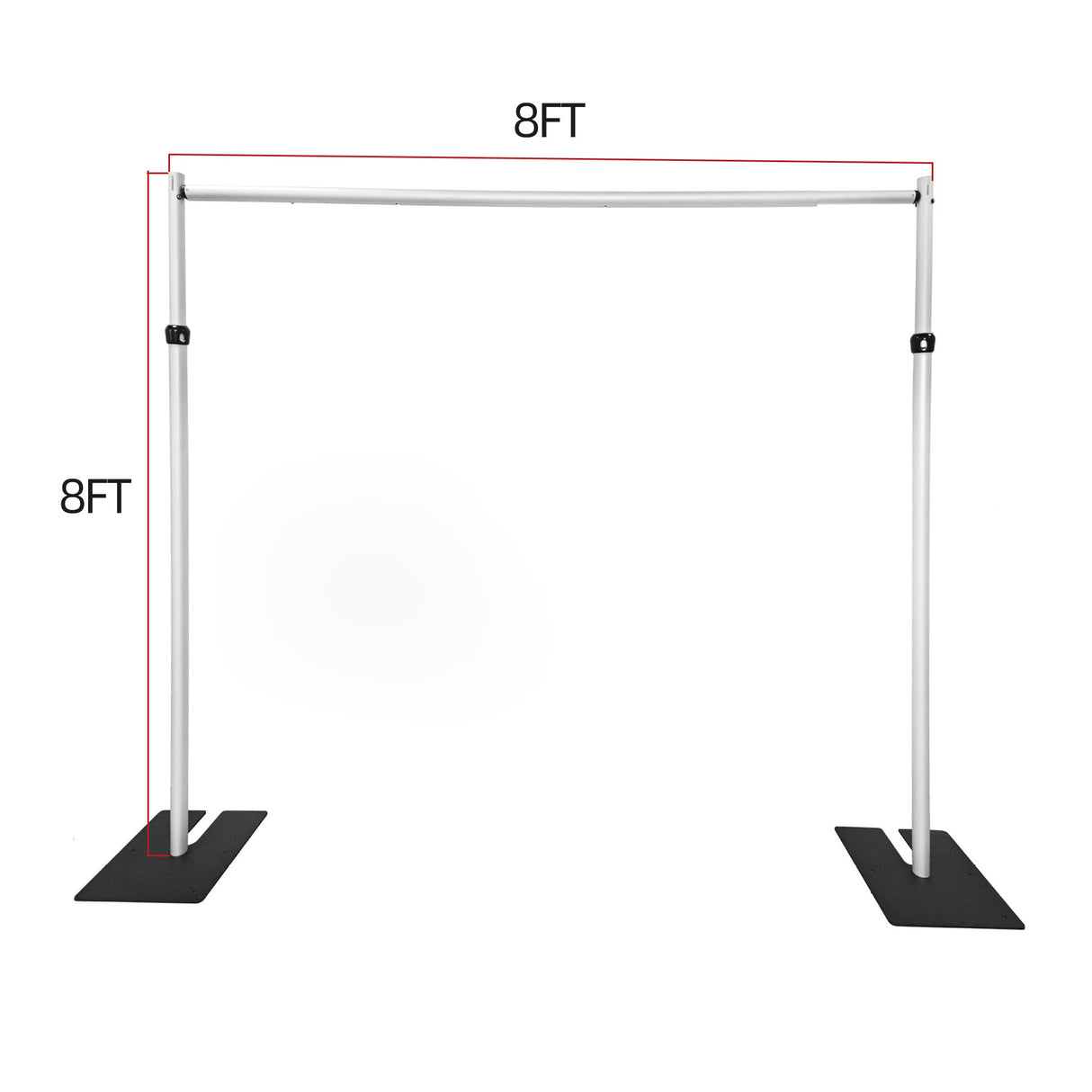Pipe and Drape Backdrop Stand Kit 8x8FT