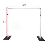 Pipe and Drape Backdrop Stand Kit 8x8FT
