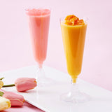12 Pcs Plastic Champagne Glasses 5oz Clear