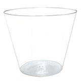 25 Pcs Plastic Party Cups 9oz Crystal Clear