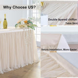 Polyester Table Skirt 14ft Pink