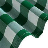 Polyester Checkered Rectangle Tablecloth White/Yellow
