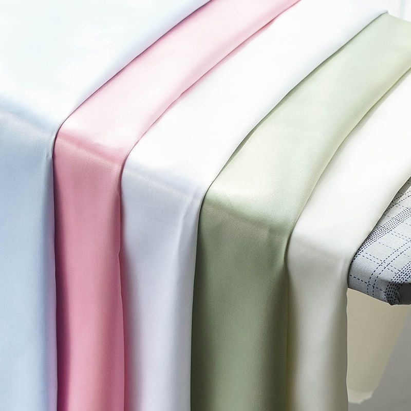 Satin Backdrop Drape Curtain - 9ftx10ft Light Pink