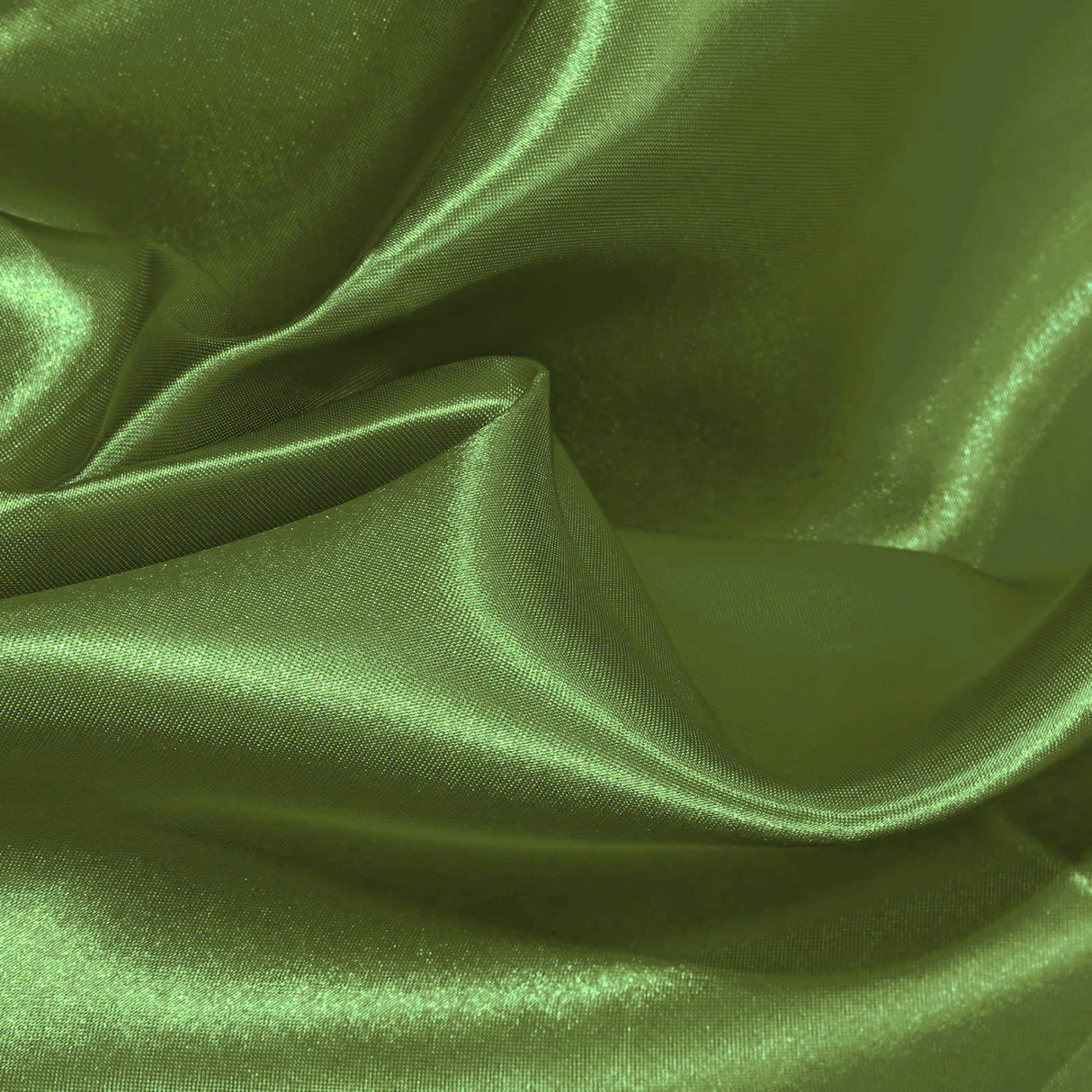 Satin Backdrop Drape Curtain - 9ftx10ft Olive Green