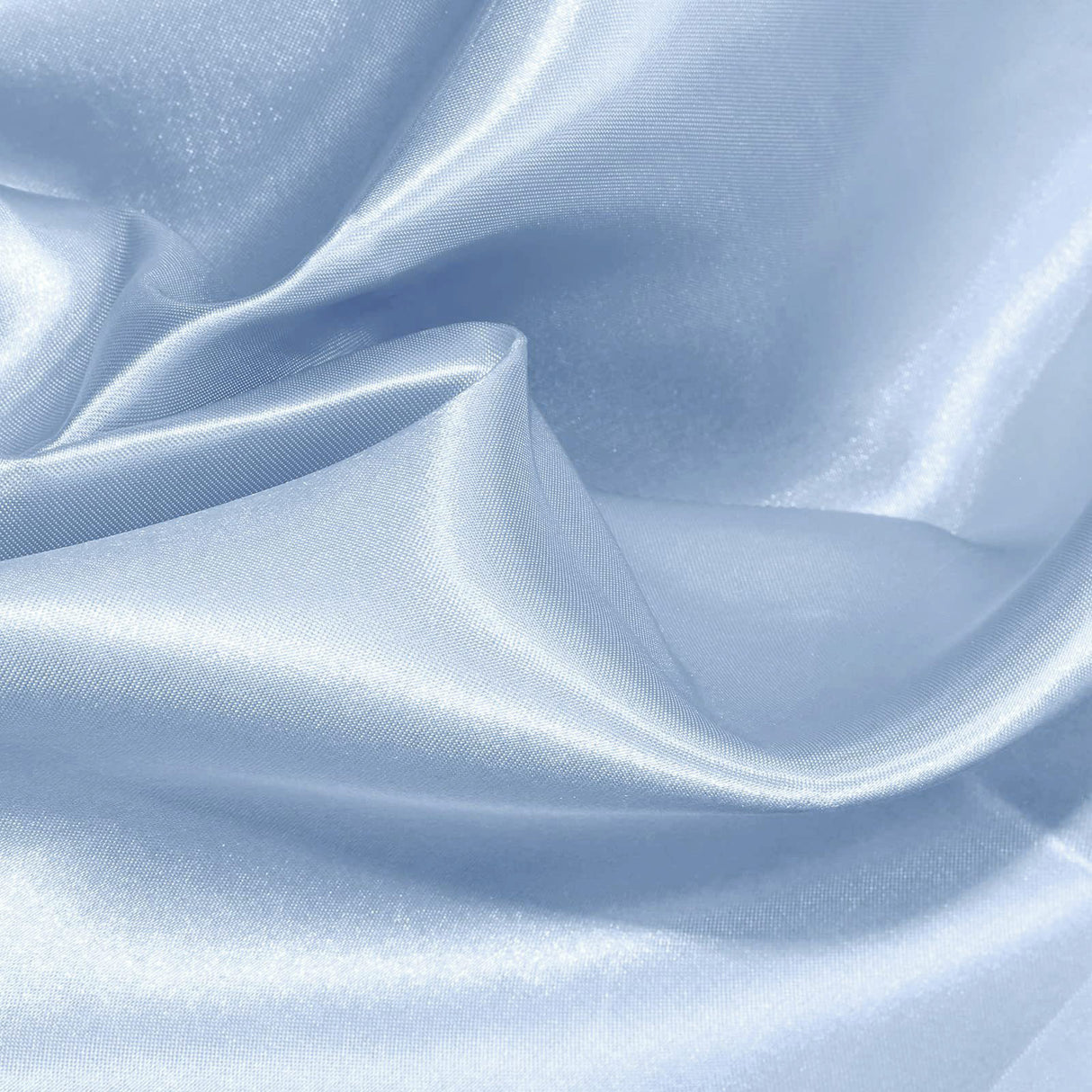 Satin Backdrop Drape Curtain - 9ftx10ft Sky Blue