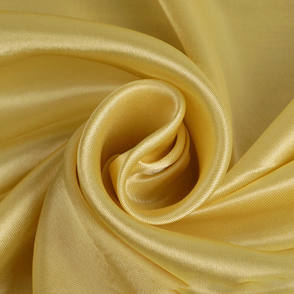 Satin Backdrop Drape Curtain - 9ftx10ft Light Gold
