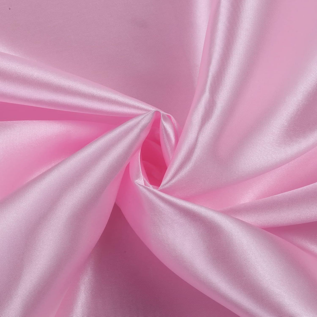 Satin Backdrop Drape Curtain - 9ftx10ft Light Pink