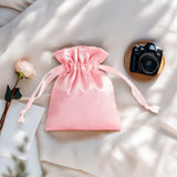 12 Pc Satin Drawstring Wedding Party Favor Bags Pink
