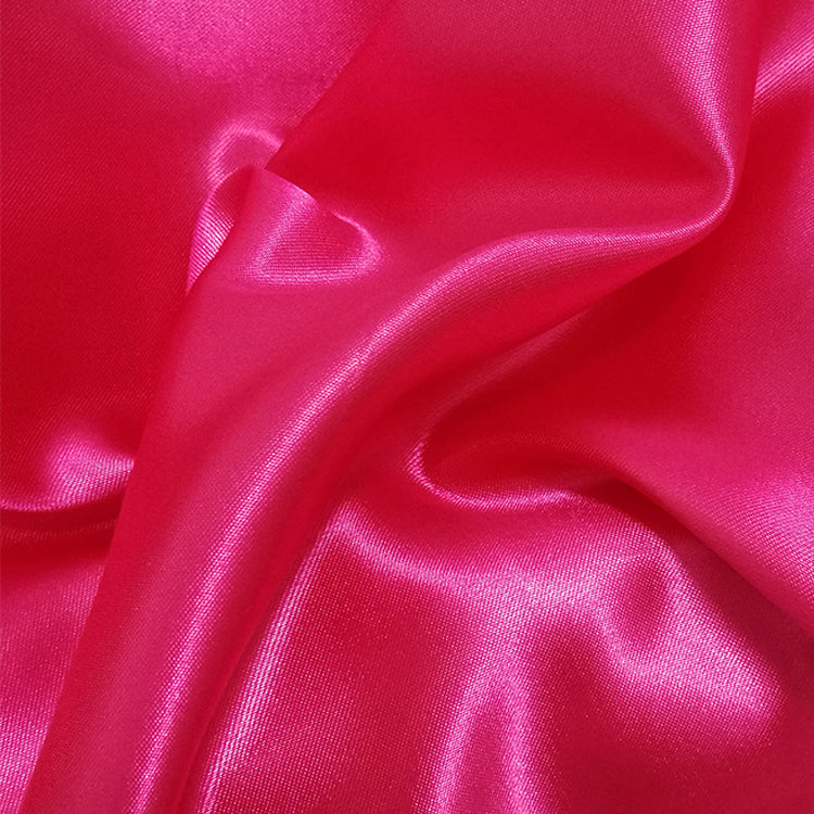 Satin Fabric Bolt 10 Yards 59" Rose Red
