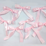 30 Pcs Satin Ribbon Large Bow Pink