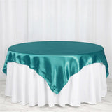 Satin Table Overlay 72"x72" Green