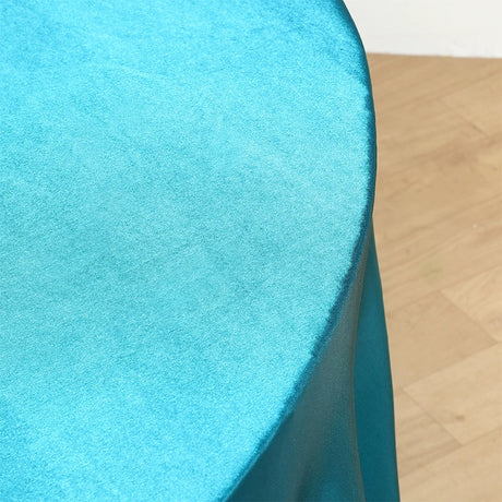 Weddings Satin Round Tablecloth Lake Blue