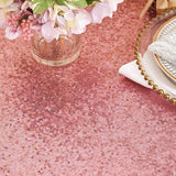 Sequin Square Table Overlay 90"x90" Champagne
