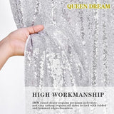 Sequin Fabric Bolt 51"x4 Yards Silver