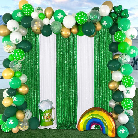 Sequin Fabric Bolt 51"x4 Yards Green