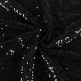 Sequin Fabric Bolt 51"x4 Yards Black