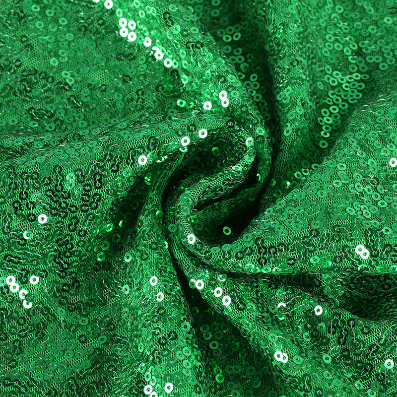 Sequin Fabric Bolt 51"x4 Yards Green