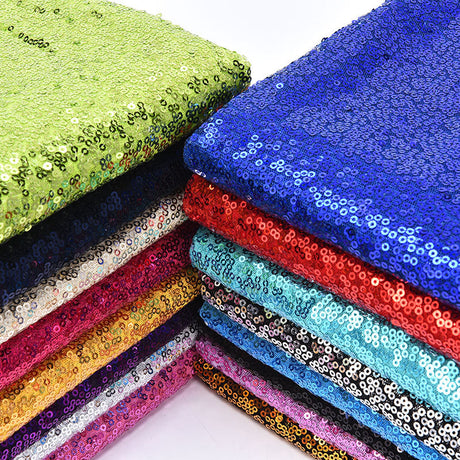 Sequin Fabric Bolt 51"x4 Yards Blue