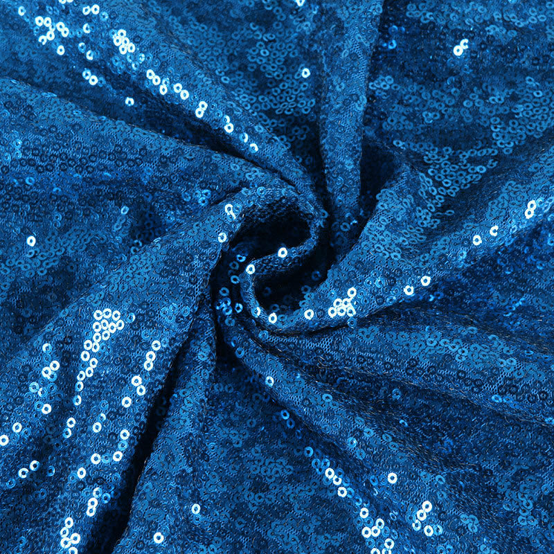Sequin Fabric Bolt 51"x4 Yards Malachite Blue
