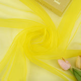 Sheer Organza Fabric Bolt, DIY Craft Fabric Roll 59"x40 Yards Yellow