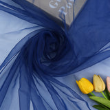 Sheer Organza Fabric Bolt, DIY Craft Fabric Roll 59"x40 Yards Navy Blue