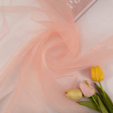 Sheer Organza Fabric Bolt, DIY Craft Fabric Roll 59"x40 Yards Champagne