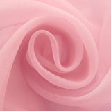 Sheer Organza Wedding Arch Draping Fabric 20ft Light Pink