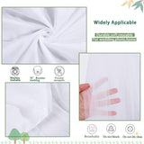 Sheer Wedding Arch Drape 5ftx32ft Milky White
