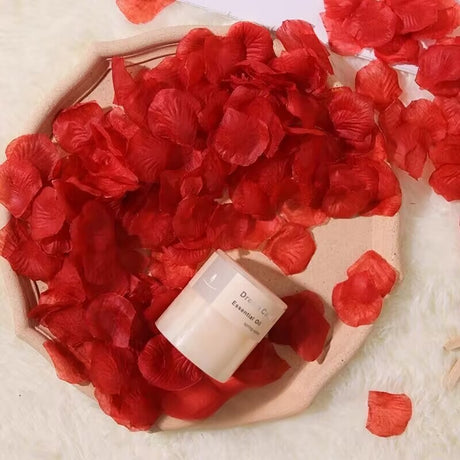 500 Pc Silk Rose Petals Confetti Rose Red