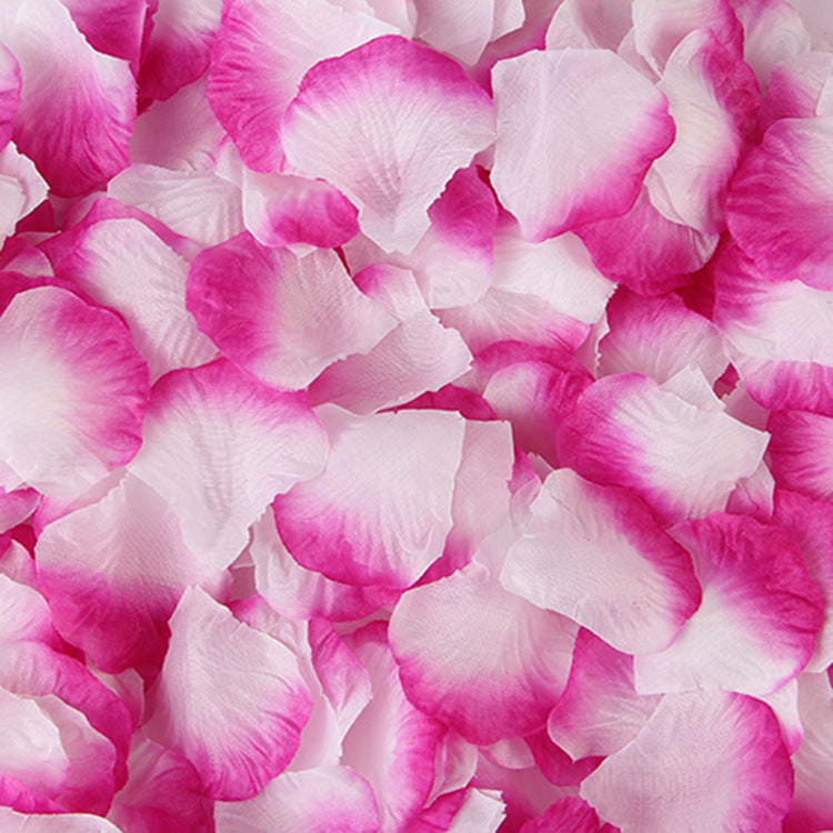 500 Pc Silk Rose Petals Confetti Purple White Gradient