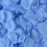 500 Pc Silk Rose Petals Confetti Sky Blue