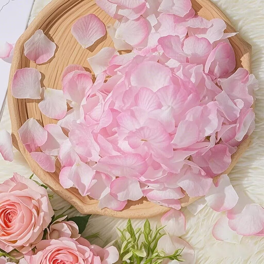 500 Pc Silk Rose Petals Confetti Light Pink