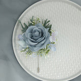 Wedding Simulation Corsage Wrist Flower Set Blue