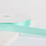 Single Face Decorative Satin Ribbon 100 Yards 7/8" Teal