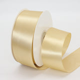 Single Face Decorative Satin Ribbon 50 Yards 1.5" Tyrant Gold