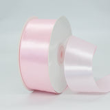 Single Face Decorative Satin Ribbon 50 Yards 1.5" Pink