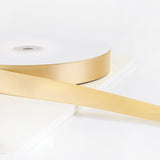 Single Face Decorative Satin Ribbon 100 Yards 7/8" Champagne