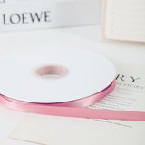 Single Face Decorative Satin Ribbon 100 Yards 3/8" Lotus Pink