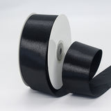 Single Face Decorative Satin Ribbon 50 Yards 1.5" Black
