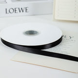 Single Face Decorative Satin Ribbon 100 Yards 3/8" Black