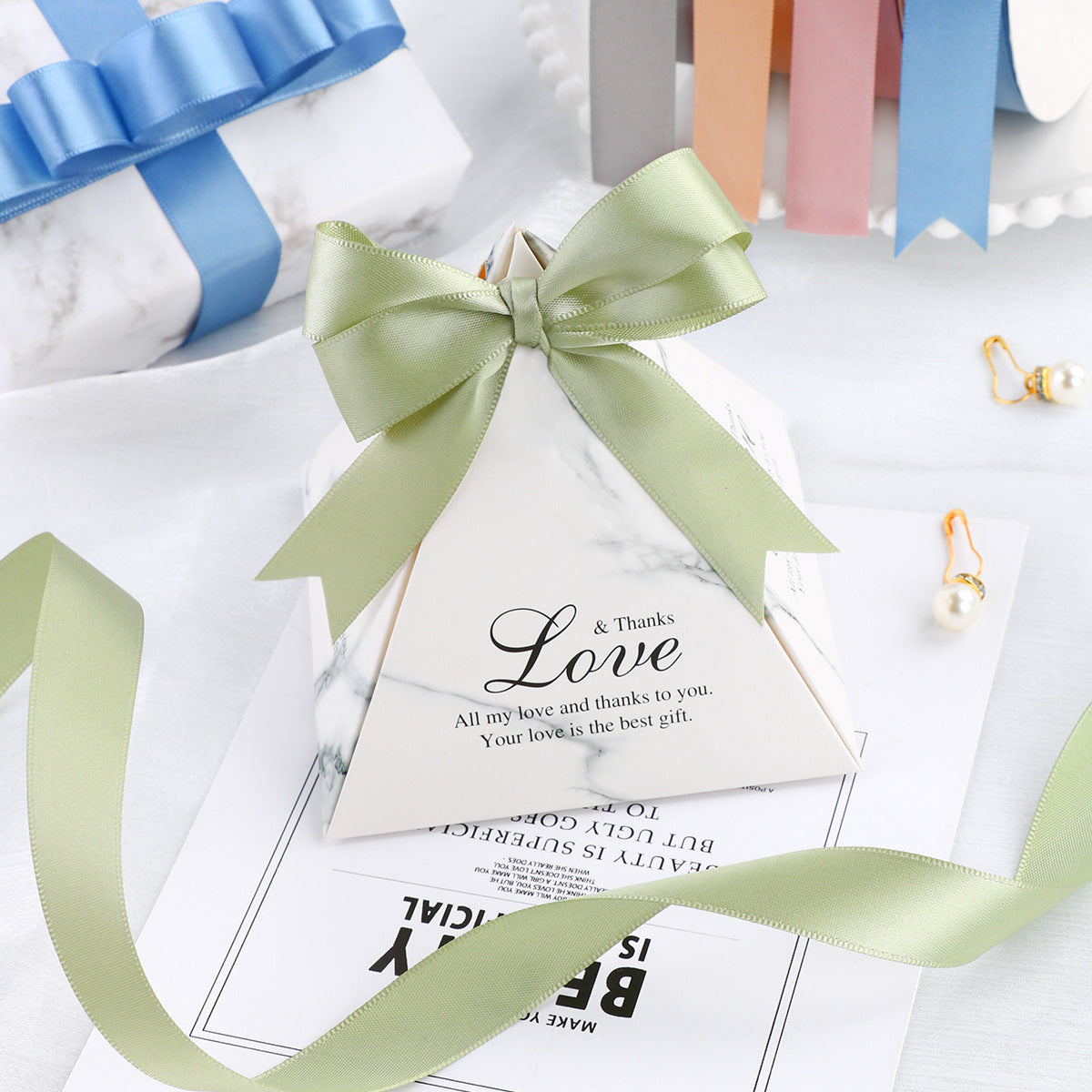 Single Face Decorative Satin Ribbon 100 Yards 7/8" White