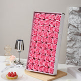 50 Pcs Three-Layer Floral Scented Soap Rose Petals Body Soap in Gift Box Ice Blue