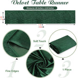 Premium Velvet Table Runner 28"x118" Orange