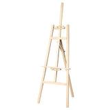 Wooden Painting Easel White Pine Solid Wood 59“