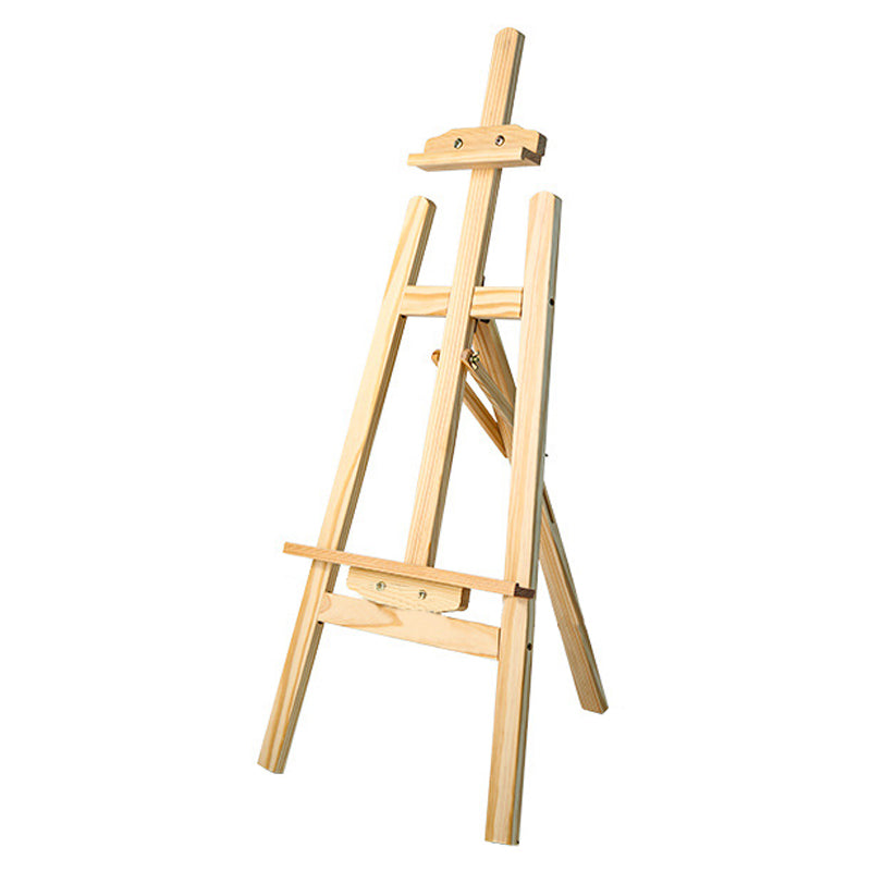 Wooden Painting Easel Yellow Pine Solid Wood 35“