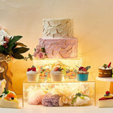 Acrylic Cake Box Stand Pedestal Riser Transparent Clear 16"x16" - YauSpark
