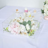 Acrylic Cake Box Stand Pedestal Riser Transparent Clear 16"x16" - YauSpark