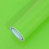 Adhesive Vinyl Roll 12"x16ft Glossy Grass Green - YauSpark