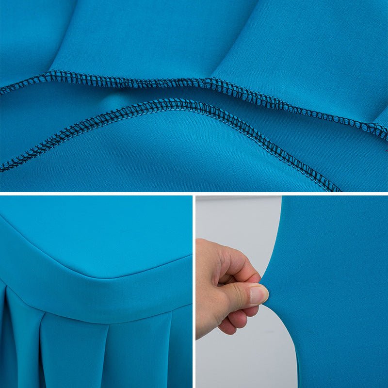 Air Layer Skirt Chair Cover Light Yellow - YauSpark