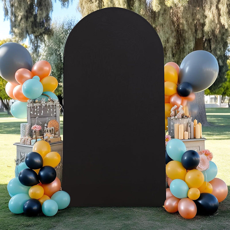 Light Green Polyester Wedding Arch Cover